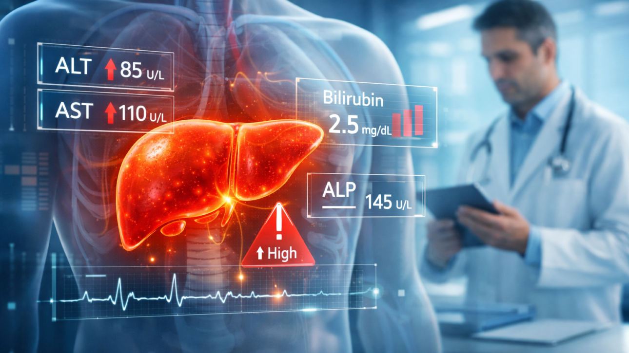 Increased Liver Function Tests ICD