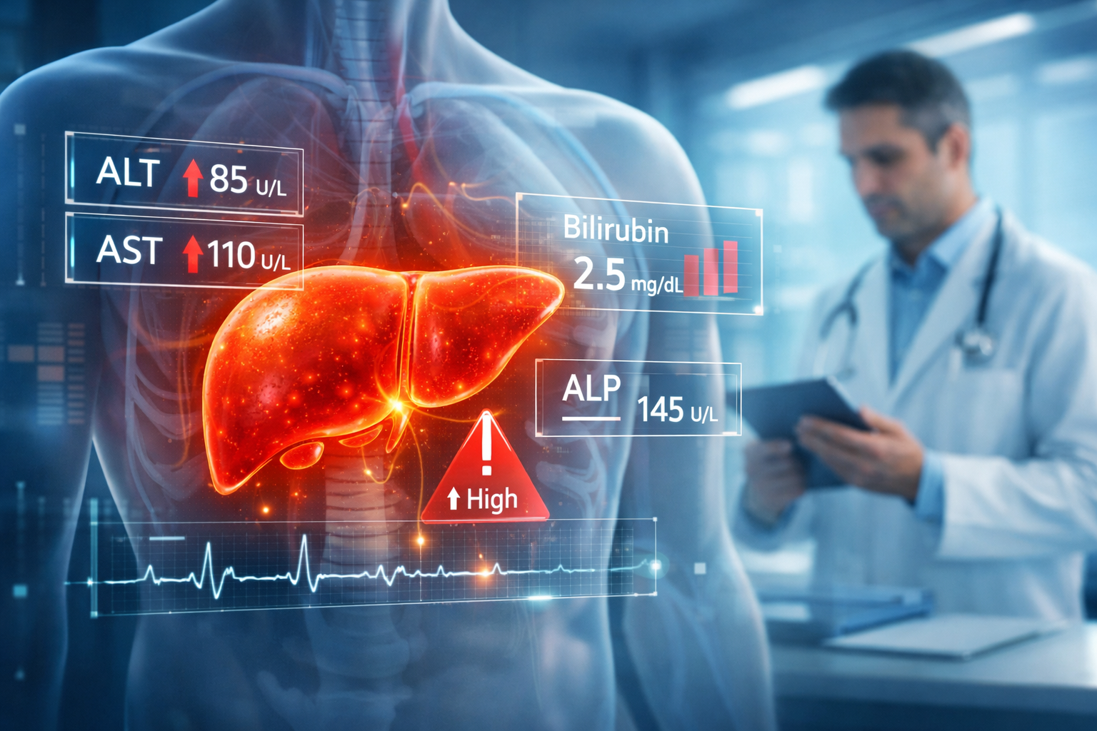 Increased Liver Function Tests ICD